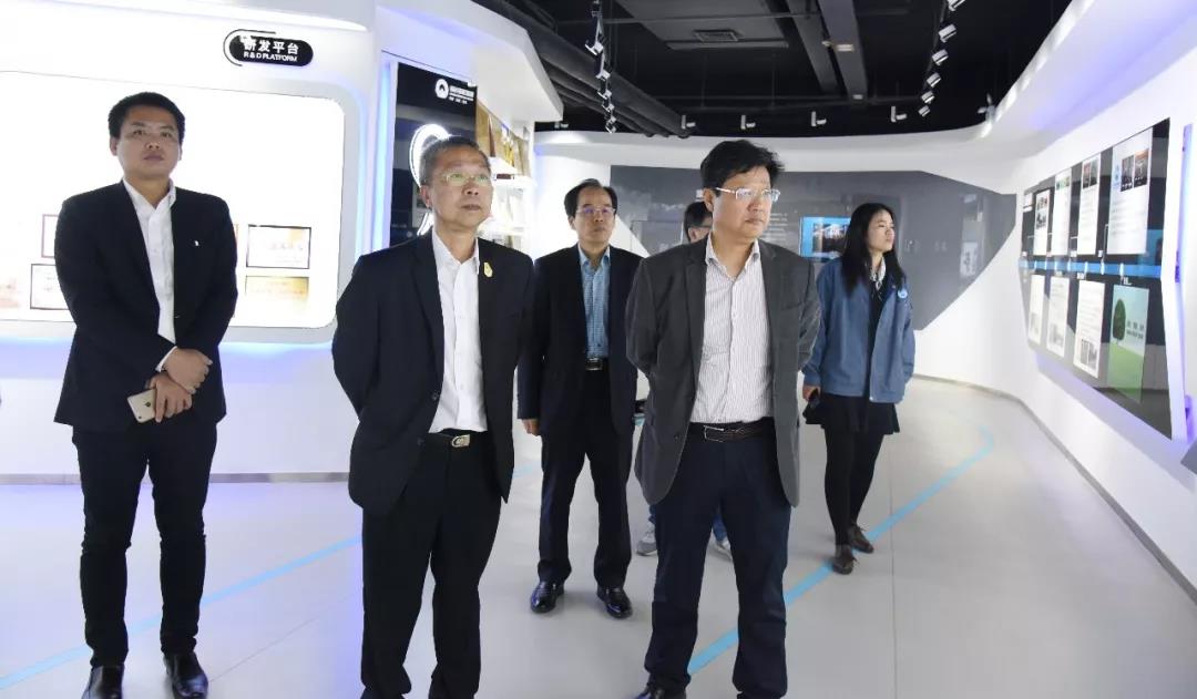 正大集团一行莅临华体会网页版页面登录参观考察图二